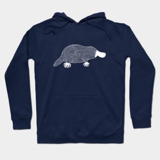 Platypus Ink Art - on dark colors Hoodie